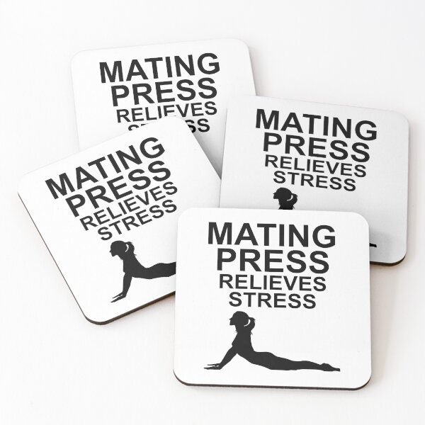 Item preview, Mating Press Relieves Stress Funny designed and sold by MyFreakyWorld.