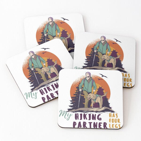 Item preview, My Hiking Partner Has Four Legs, For Dog Lover, Hiking Lover designed and sold by RoManSmArt.