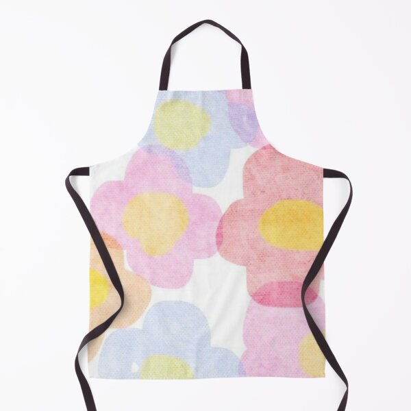 Item preview, Blue Pink Flowers Art designed and sold by BlackWidowShop.