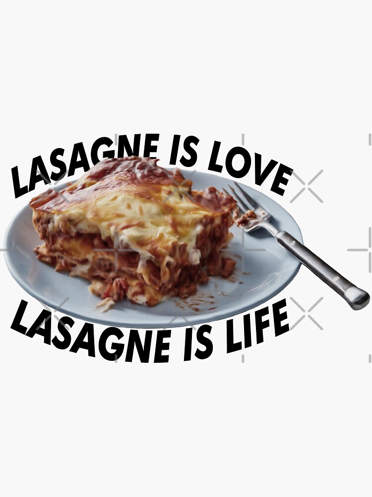 Best Seller - Made with Lasagna Love Stickers
