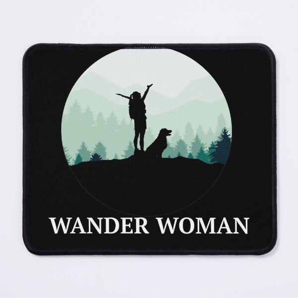 Item preview, my hiking partner has four legs | wonder woman | hiking woman designed and sold by SudeepDesigns.