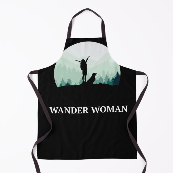 Item preview, my hiking partner has four legs | wonder woman | hiking woman designed and sold by SudeepDesigns.