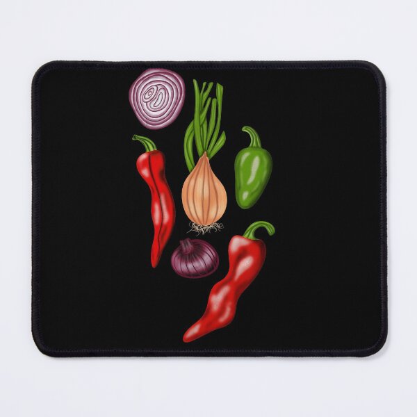 Item preview, Peppers and Onions Black designed and sold by LadyTaneli.