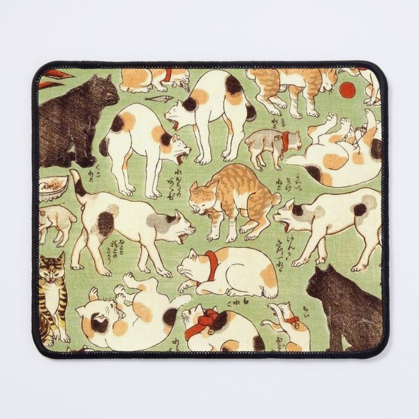 Item preview, JAPANESE CATS Feline Posture Study designed and sold by BulganLumini.