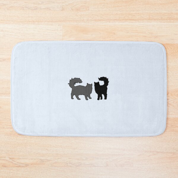 Item preview, Bree & Sel Vibing (Black & Grey Cats) designed and sold by andmarstan.