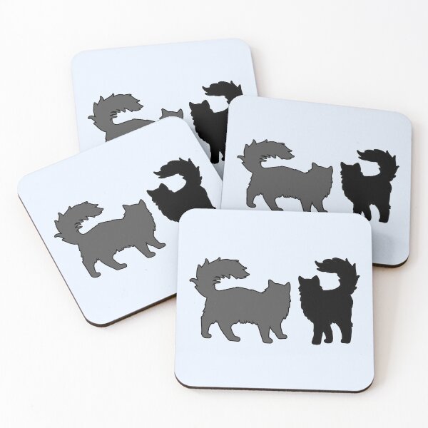Item preview, Bree & Sel Vibing (Black & Grey Cats) designed and sold by andmarstan.