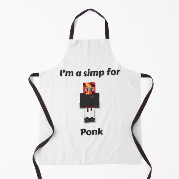 Item preview, I'm a simp for Ponk (White Base) designed and sold by thecorvidking.