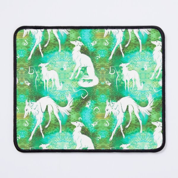 Item preview, Ghostly Silkens in Turquoise Sea designed and sold by LauraGarabedian.