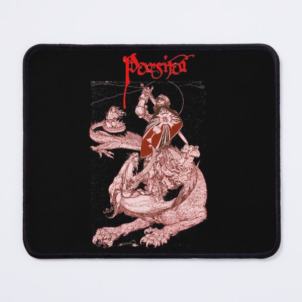 Item preview, PERCEVAL AND DRAGON /QUEST OF HOLY GRAIL Red Black Fantasy Collection designed and sold by BulganLumini.