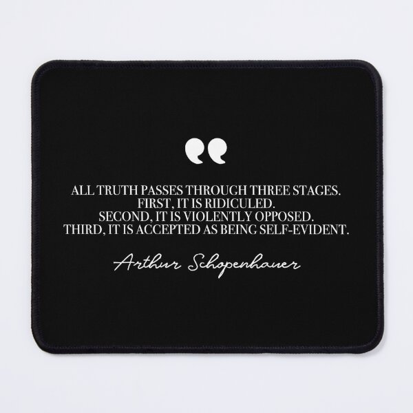 Item preview, All truth passes through three stages (white) designed and sold by didijuca.