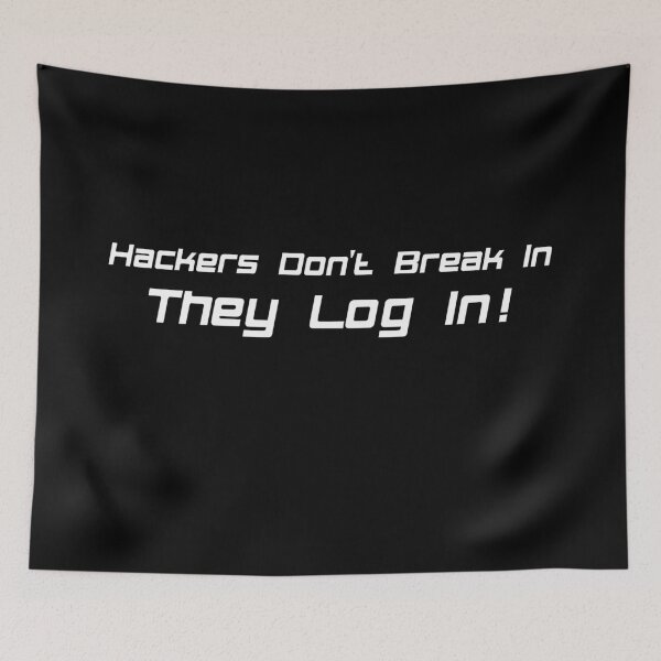 Item preview, Hackers Don't Break In They Login designed and sold by Gnfree.