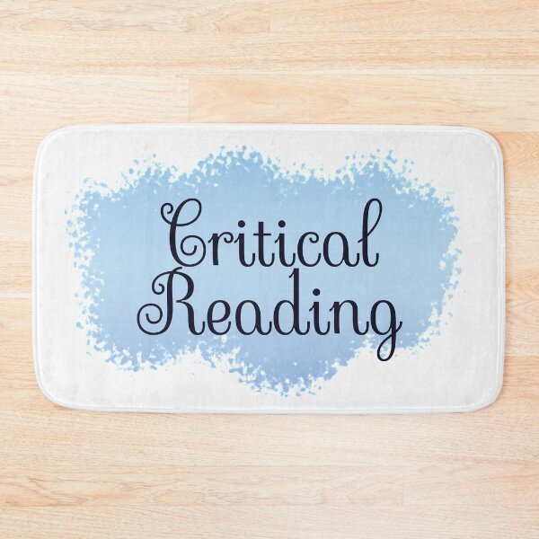 Item preview, Critical Reading School Subject Label - white designed and sold by IrinchiDE.