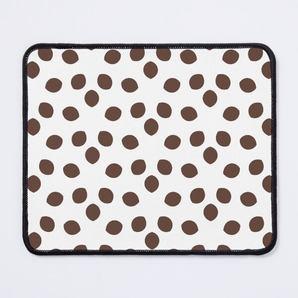 Item preview, Medium Brown and White Shape Ornamental Pattern Pantone 2022 Trending Summer Color - Hue - Shade - Colour Downtown Brown 19-1223 designed and sold by ColorOfTheYears.