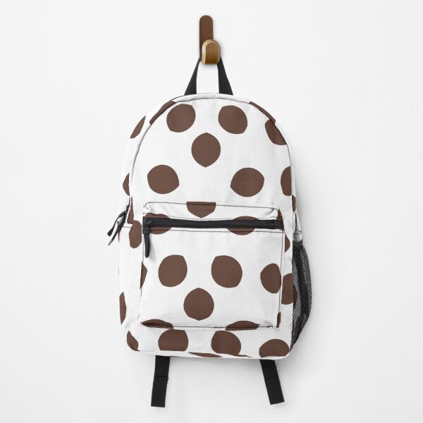 Item preview, Medium Brown and White Shape Ornamental Pattern Pantone 2022 Trending Summer Color - Hue - Shade - Colour Downtown Brown 19-1223 designed and sold by ColorOfTheYears.