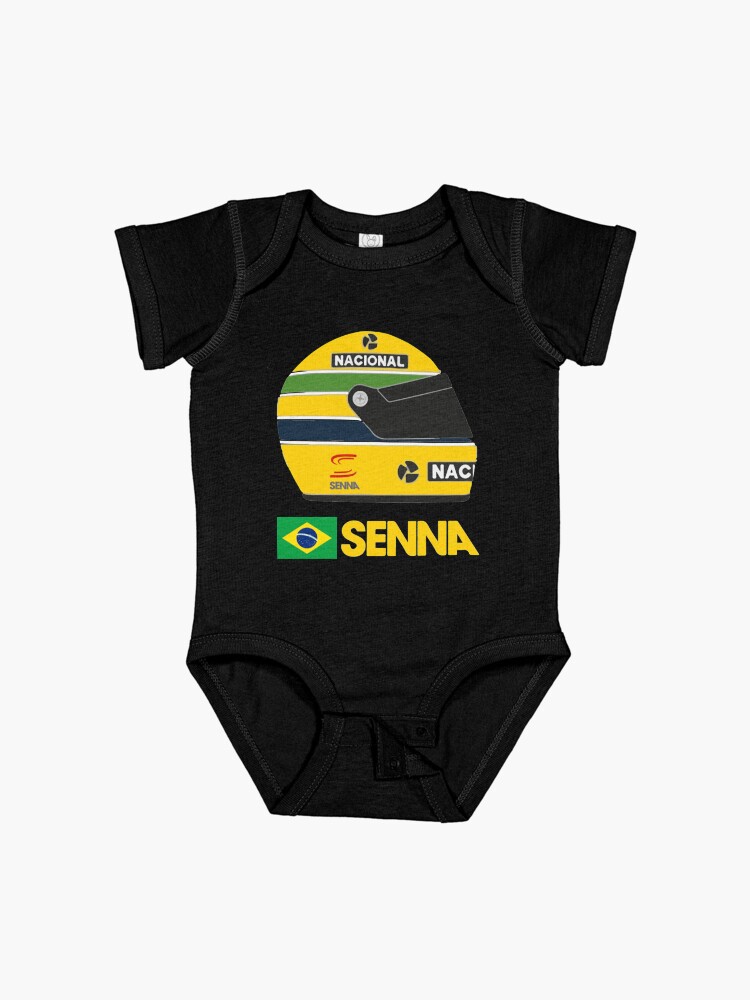 Thumbnail 1 of 2, Baby One-Piece, Ayrton Senna  designed and sold by MiniManiaPrint.