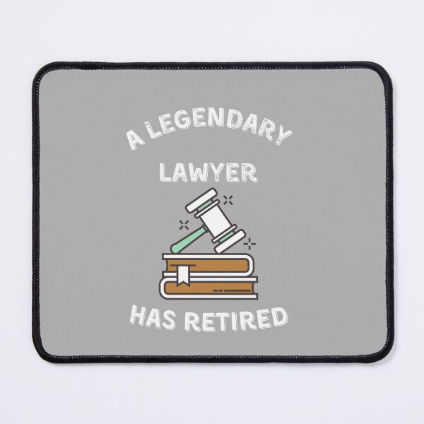 Item preview, A legendary lawyer has retired designed and sold by Artloverperson1.
