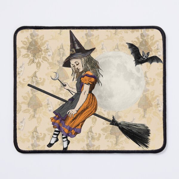 Item preview, Vintage Alice in Wonderland Witchy Happy Halloween designed and sold by TheArtfulOwl.