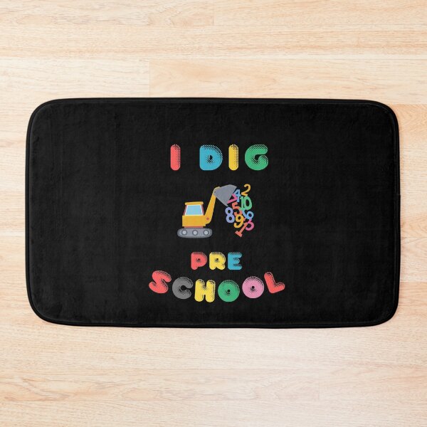 Item preview, I Dig Preschool - Digger with Flying Numbers - Gift for Son designed and sold by CactusFamily.