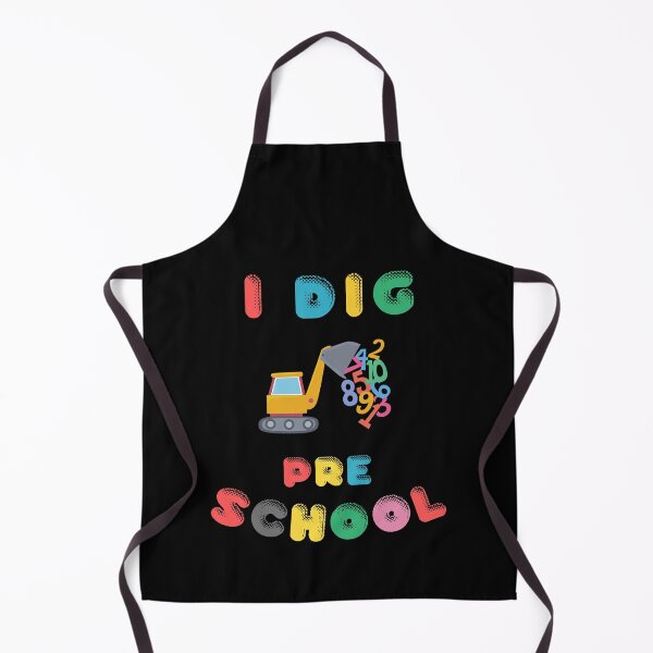Item preview, I Dig Preschool - Digger with Flying Numbers - Gift for Son designed and sold by CactusFamily.