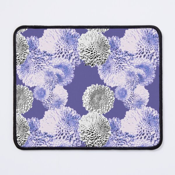 Item preview, Floral and decorative: delicate white-violet flower pattern - photo design designed and sold by kikidu21.