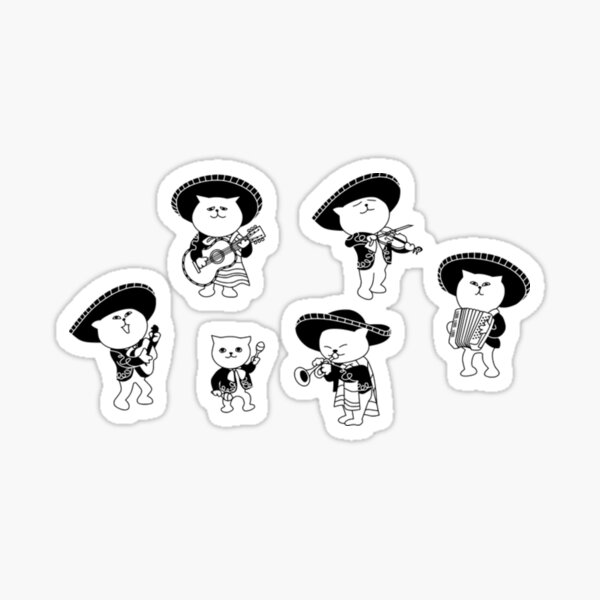 Item preview, Cat Mariachi Band designed and sold by Inez-kemmy.