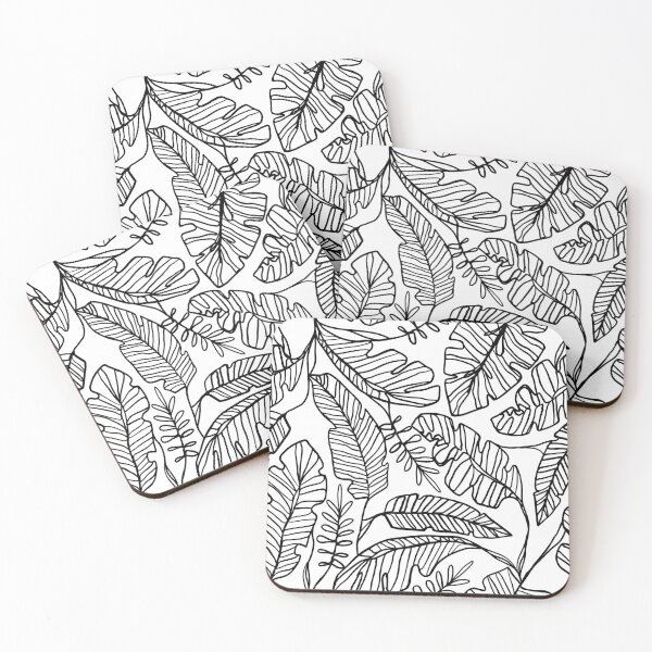 Item preview, Contour Line Leaves designed and sold by latheandquill.