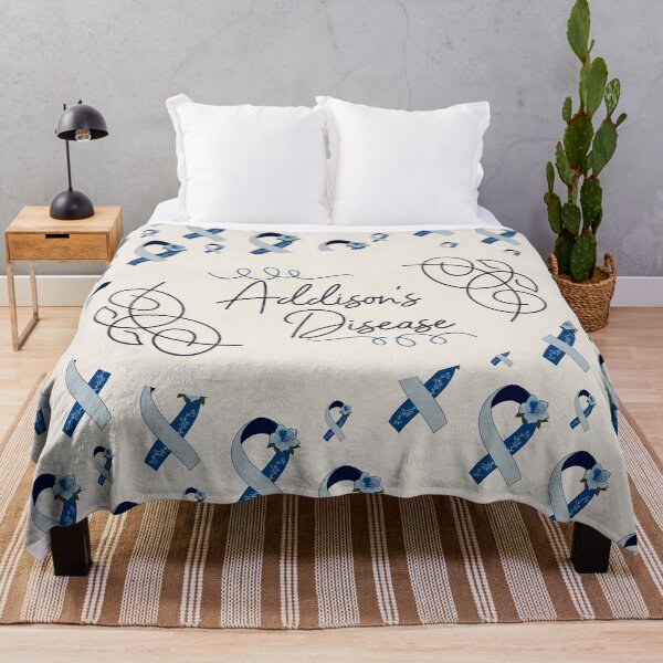 Item preview, Addison's Disease Awareness, Addison's Disease Ribbon Pattern designed and sold by AnsDesigns.