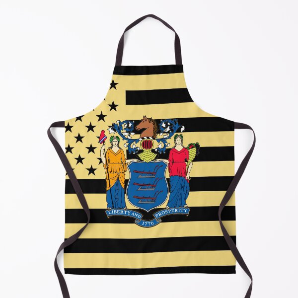 Item preview, New Jersey State Flag Graphic USA Styling designed and sold by Garaga.