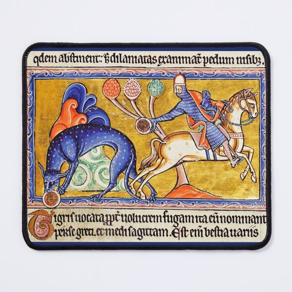Item preview, MEDIEVAL BESTIARY Hunter Knight Horseback,Tiger and Mirror designed and sold by BulganLumini.