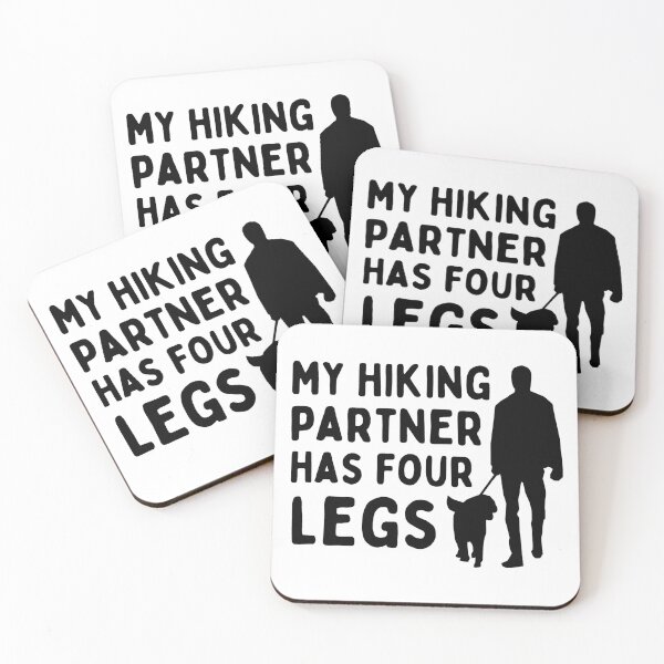 Item preview, my hiking partner has four legs designed and sold by harshini2art.
