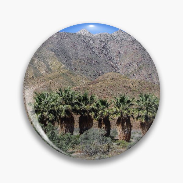 Item preview, Fan Palms in a Row at the Jacumba Mountains  designed and sold by heatherfriedman.