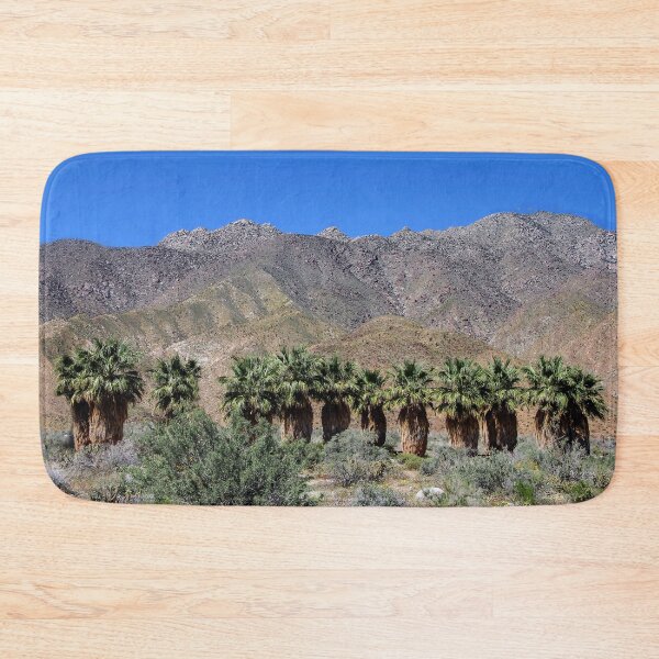 Item preview, Fan Palms in a Row at the Jacumba Mountains  designed and sold by heatherfriedman.