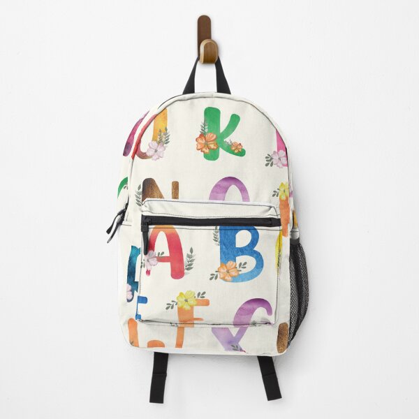 Artikelvorschau, Buntes Kinderalphabet mit Blumen und Blättern entworfen und verkauft von The  Storymaster.