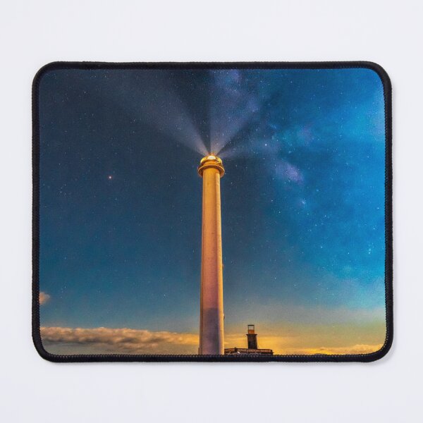 Item preview, Lighthouse Faro de Punta Pechiguera at night designed and sold by iCimages.net.