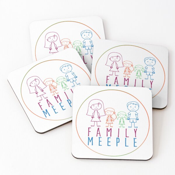 Item preview, Family Meeple Stacked Logo designed and sold by GatewayNetwork.