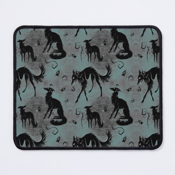 Item preview, Spoopy Silken Dogs in Smoke designed and sold by LauraGarabedian.