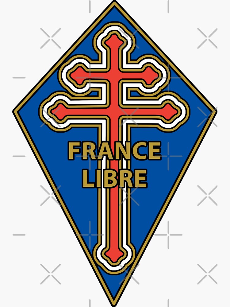 Sticker croix de lorraine