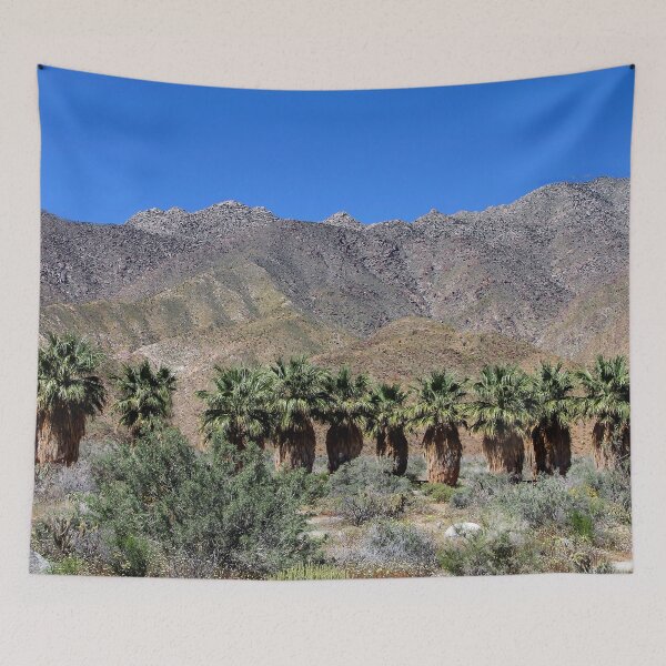 Item preview, Fan Palms in a Row at the Jacumba Mountains  designed and sold by heatherfriedman.