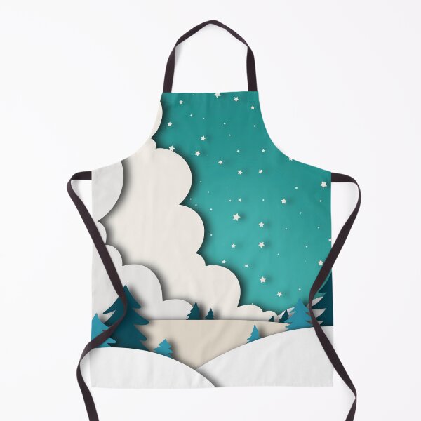 Item preview, Abstract blue winter christmas night designed and sold by Cattigal.