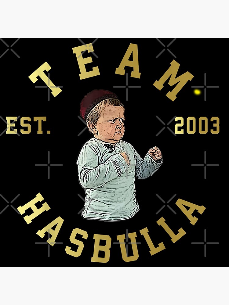 "Hasbulla Magomedov - Team MMA Hasbulla Fight Meme" Leinwanddruck von