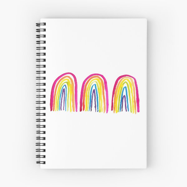 Item preview, Triple Rainbows - Watercolor PRIDE rainbows designed and sold by Laura Jane Kirton.
