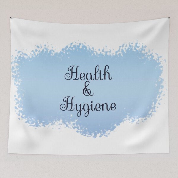 Item preview, Health And Hygiene School Subject Label - white designed and sold by IrinchiDE.