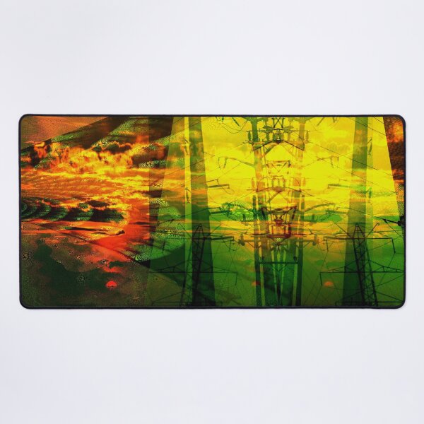 Item preview, Transformer Sunset II (abstract industrial photography) designed and sold by Discordant Dreams Art.
