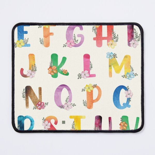 Item preview, Colorful Kids Alphabet with Flowers and Leaves designed and sold by The Storymaster.