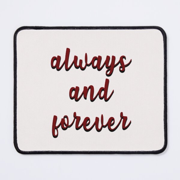 Item preview, always and forever (red version) designed and sold by vbsartwork.