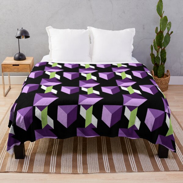Item preview, Wild Orchid Geometric Acorn Pattern | Black designed and sold by Dreams of Dubai.