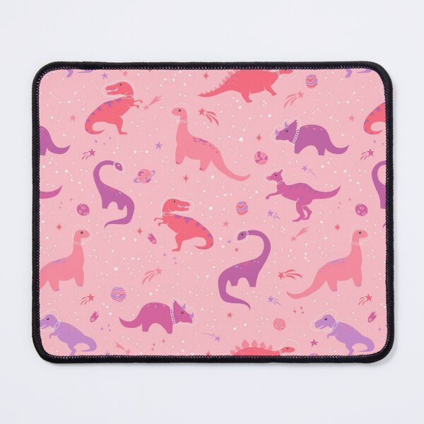 Item preview, Astronaut Dinosaurs on Pink designed and sold by latheandquill.