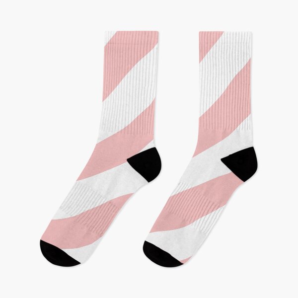 Artikelvorschau, Pastellrosa und weißes diagonales Streifenmuster 2022 Color Summer Hue - Shade - Color Pantone First Blush 13-2003 entworfen und verkauft von ColorOfTheYears.