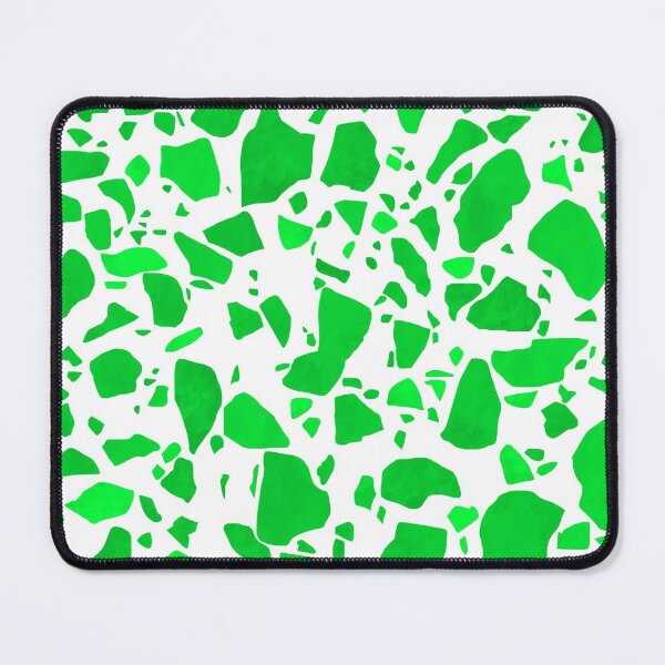 Item preview, Green on White Terrazzo Pattern designed and sold by Bumblefuzzies.