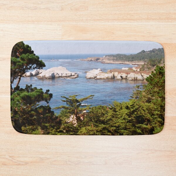 Item preview, Monterey Bay View, Bordered by Trees, With Rock Formations - Digital Oil Painting V2 designed and sold by FoxyParrot.